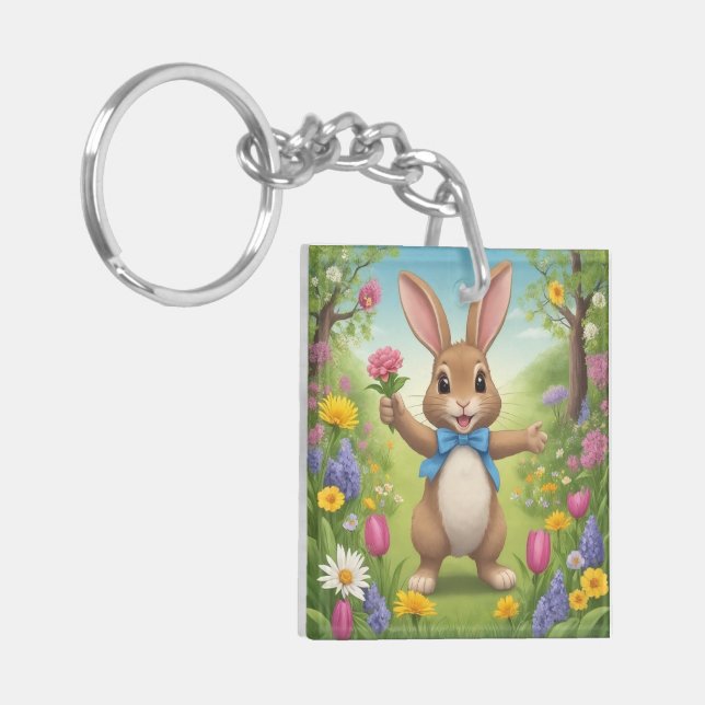 Mr. Rabbit Acrylic Keychain (Front Left)