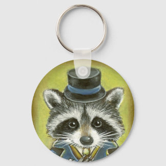 Mr Raccoon Keychain
