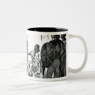 Mr.Rassam's interview with King Theodore Two-Tone Coffee Mug
