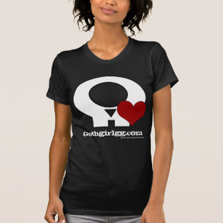 Mr Rattles Skull with heart T-Shirt