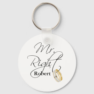 Mr Right Keychain