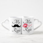 Mr. Right & Mrs. always Right Coffee Mug Set<br><div class="desc">Mr. Right & Mrs. Always Right – the perfect mugs for couples! Order as shown or personalize with your own text and images for a unique touch</div>