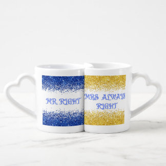 "Mr. Right & Mrs. Always Right Couple Mug Set 
