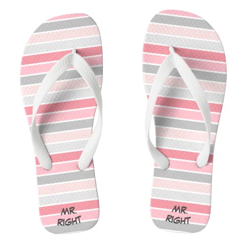 Mr Right  Mrs Always Right _ Flip Flops