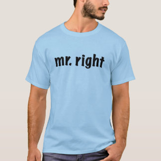 mr. right T-Shirt