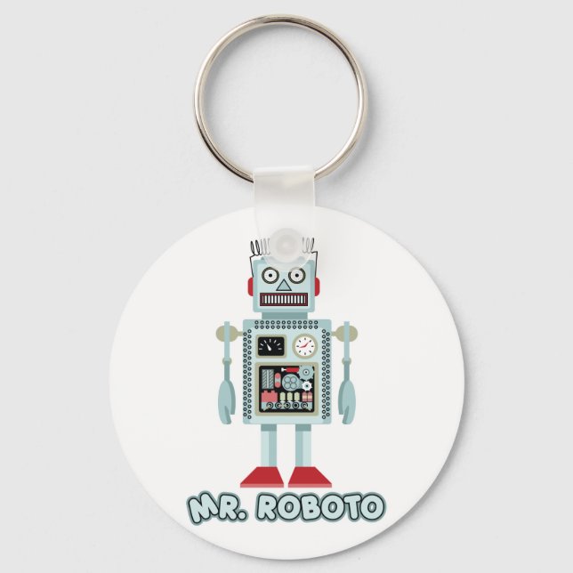 Mr Roboto Keychain (Front)