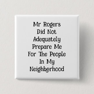 Mr Rogers Button