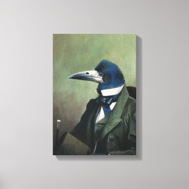 Mr Rook Wrapped Canvas Print (Front)