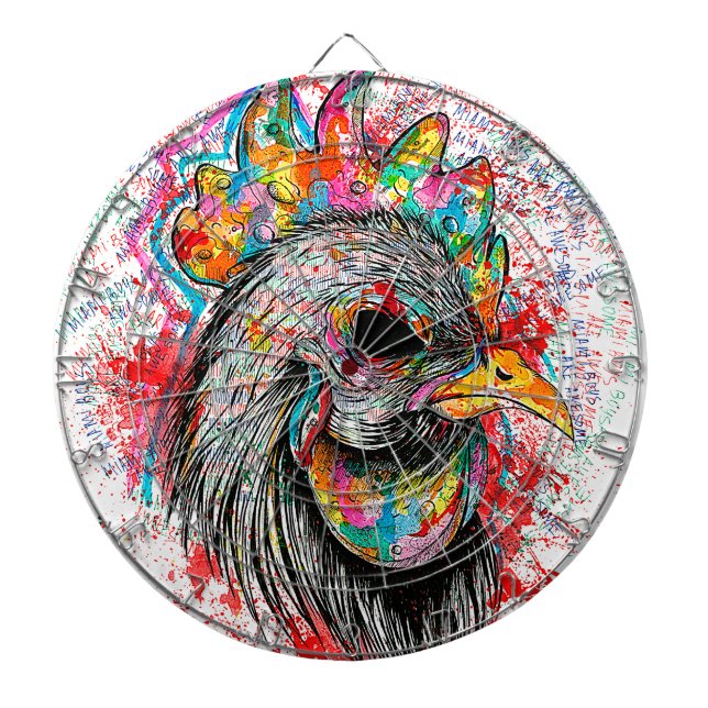 Mr. Rooster Dartboard (Front)