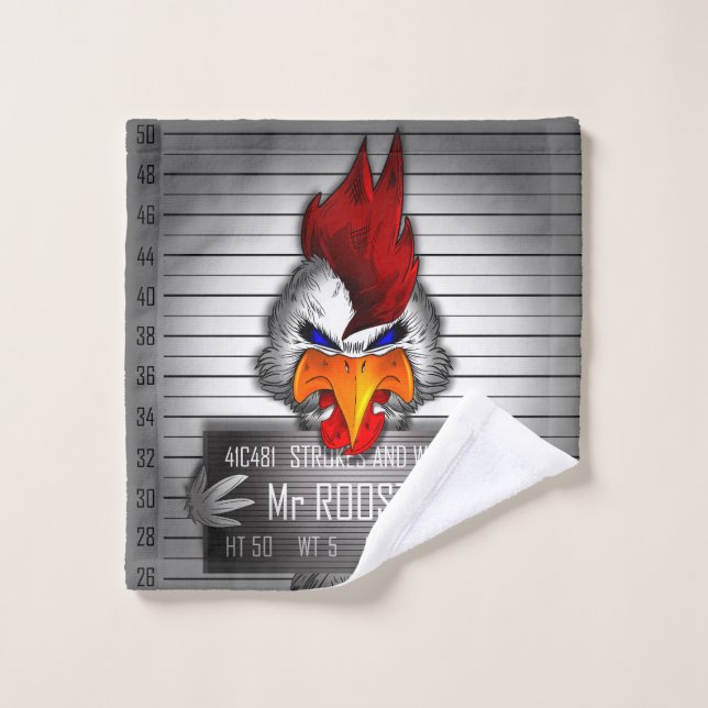 Mr. Rooster Towels (Wash Cloth)