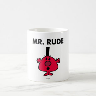 Mr. Rude Red-Faced Anger Coffee Mug