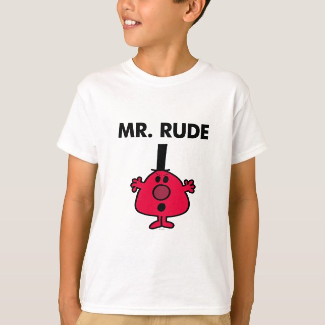 Mr. Rude | Red-Faced Anger T-Shirt (Front)