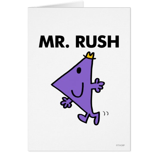 Mr. Rush | Quick Pace Cards (Front)