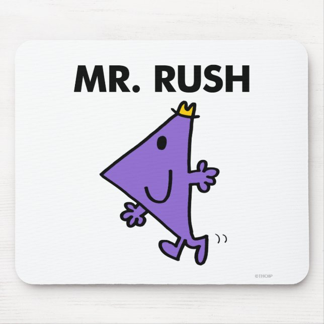 Mr. Rush | Quick Pace Mouse Pad (Front)