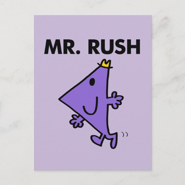 Mr. Rush | Quick Pace Postcard (Front)