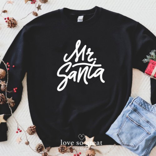 Mr Santa Christmas Sweatshirt for Men