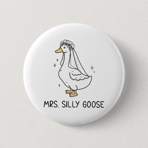 Mr. Silly Goose And Mrs. Silly Goose Couple Matchi Button
