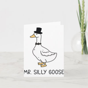 Mr. Silly Goose And Mrs. Silly Goose Couple Matchi Card