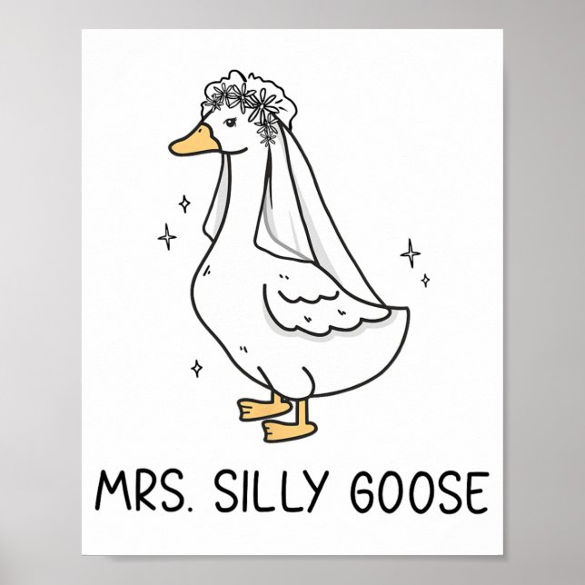 Mr. Silly Goose And Mrs. Silly Goose Couple Matchi Poster (Front)