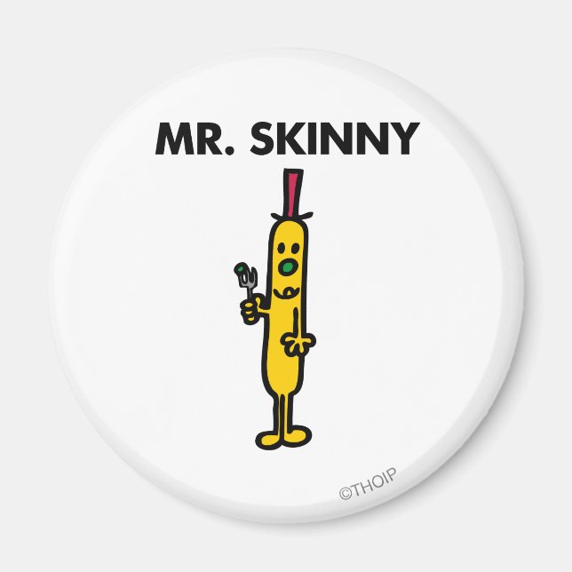 Mr. Skinny | Pea & Fork Magnet (Front)