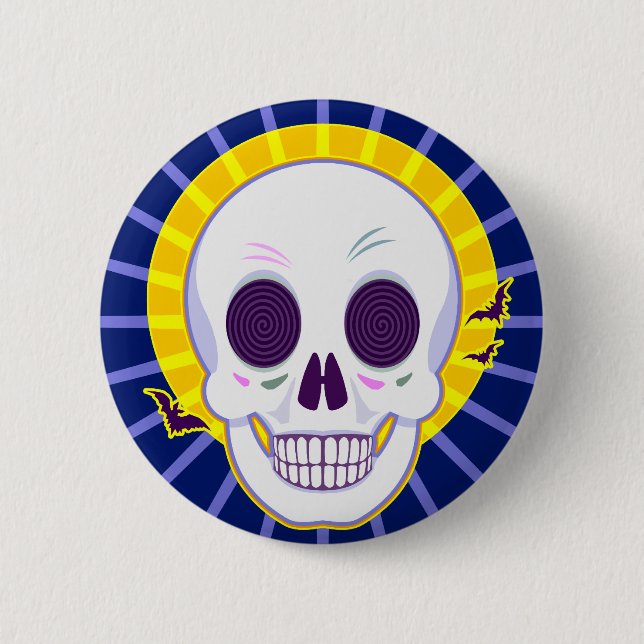 Mr. Skull Button (Front)