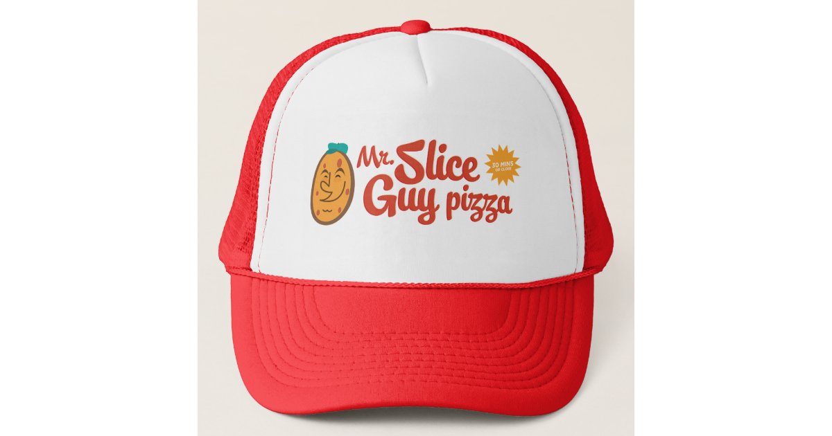 Mr. Slice Guy pizza hat