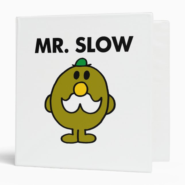 Mr. Slow | Classic Pose 3 Ring Binder (Front/Inside)