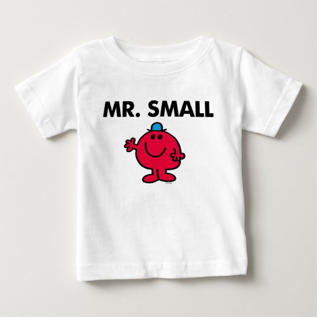 Mr. Small Waving Hello Baby T-Shirt (Front)