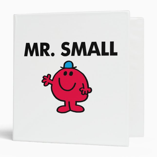 Mr. Small Waving Hello Binder (Front/Inside)