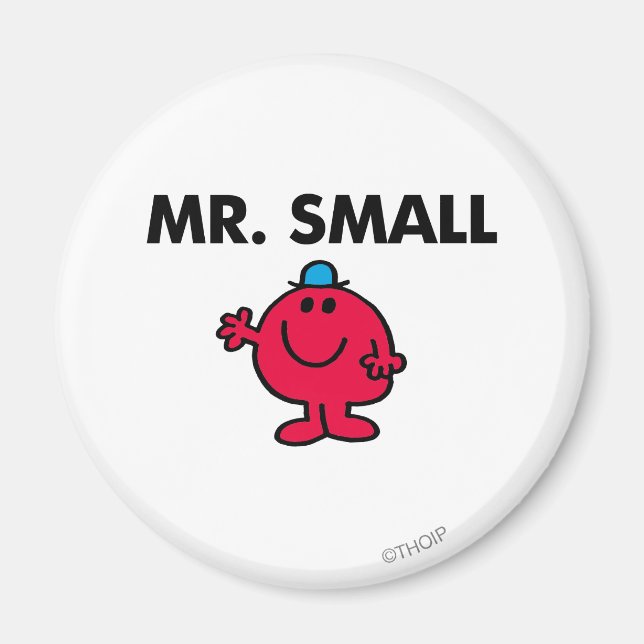 Mr. Small Waving Hello Magnet (Front)