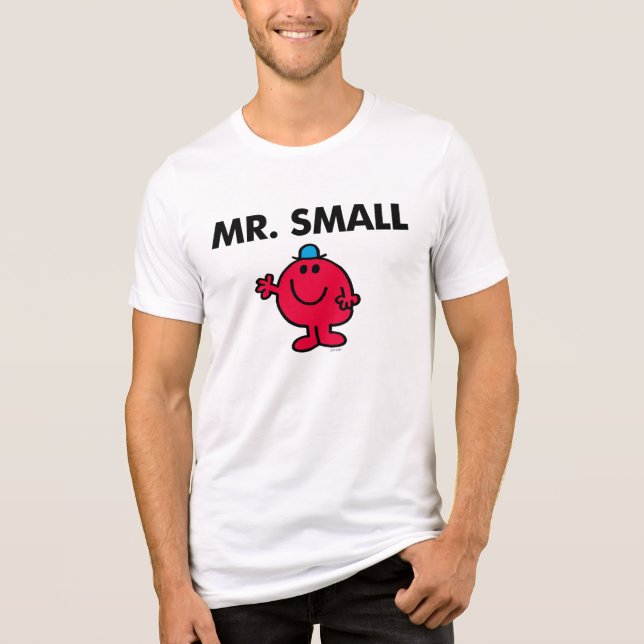 Mr. Small Waving Hello Tri-Blend Shirt (Front)
