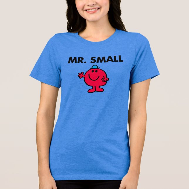 Mr. Small Waving Hello Tri-Blend Shirt (Front)