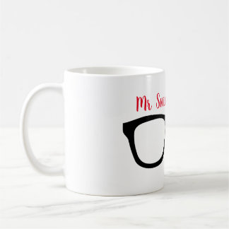 Mr Smarty Pants - Red Print - Coffee Mug