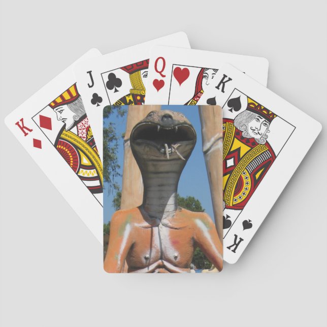Mr Snake AKA Cobra Head ... Buddhist Hell Poker Cards (Back)