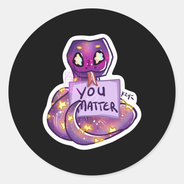 Mr Snek Says You Sticker  (Front)