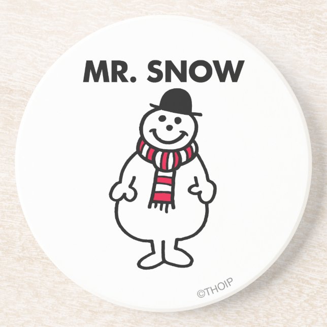 Mr. Snow | Classic Pose Drink Coaster (Front)