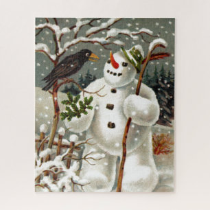 Mr. Snowman and Mr. Crow Puzzle