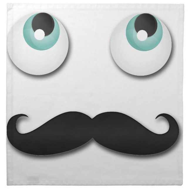 Mr stache napkin (Front)