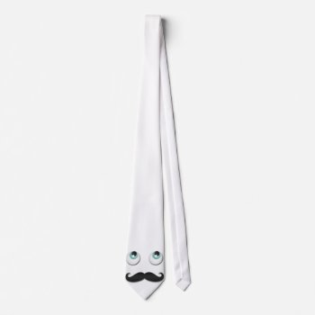 Mr Stache Neck Tie by jahwil at Zazzle