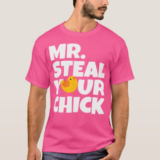 Mr Steal Your Chick Easter Chicken Boys Egg Huntin T-Shirt