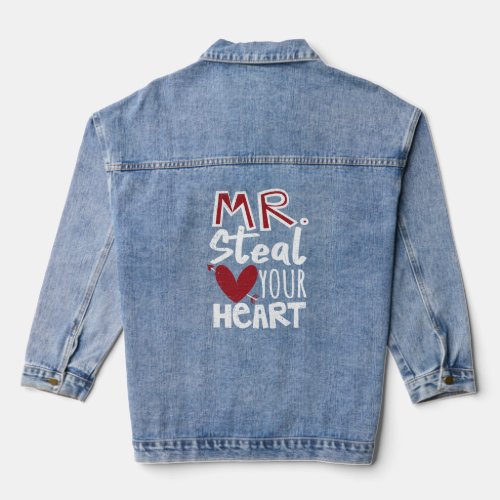 Mr steal your heart  denim jacket