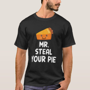 Mr Steal Your Pie Vintage Thanksgiving Funny Costu T-Shirt