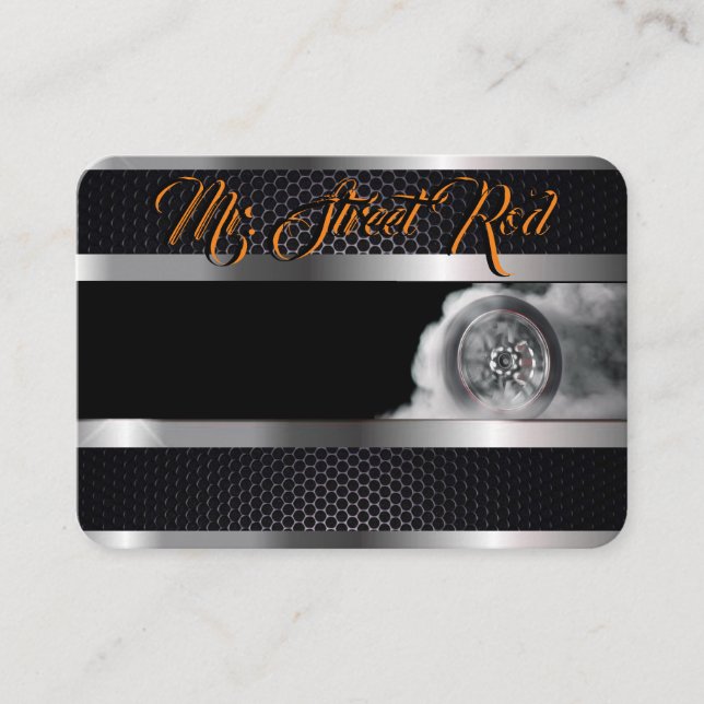 Mr. Street Rod Business Card (Front)