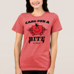 Mr. Strong Care For A Bite Halloween Tri-Blend Shirt