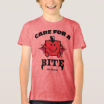 Mr. Strong Care For A Bite Halloween Tri-Blend Shirt