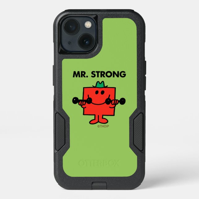 Mr. Strong | Lifting Weights Otterbox iPhone Case (Back)