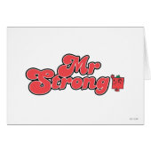 Mr. Strong | Red Lettering (Front Horizontal)