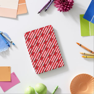 Mr Strong Red Stripes Pattern iPad Mini Cover