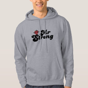 Mr. Strong Weights & Bubble Lettering Hoodie