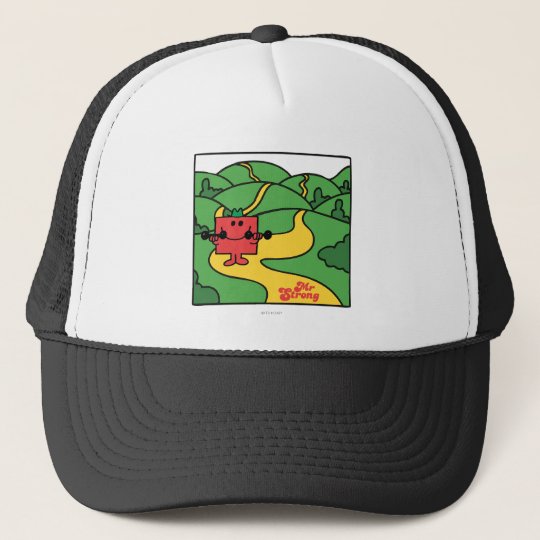 workout trucker hat